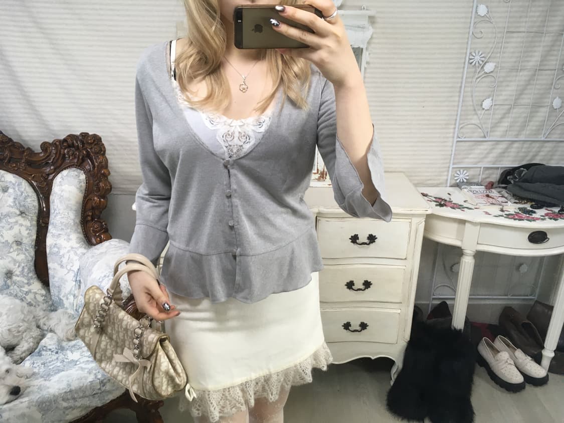 jpn vintage sora gray frill lace cd 상품이미지3