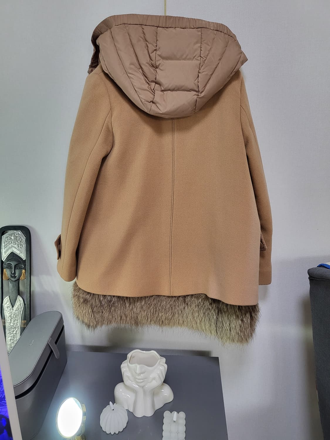 ZOOC 패딩 모피 후드베스트+양모코트 55 상품이미지2