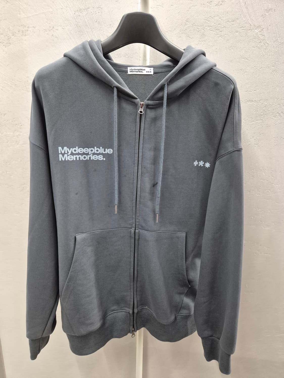 Mydeepblue Memories 후드집업 그레이 상품이미지2