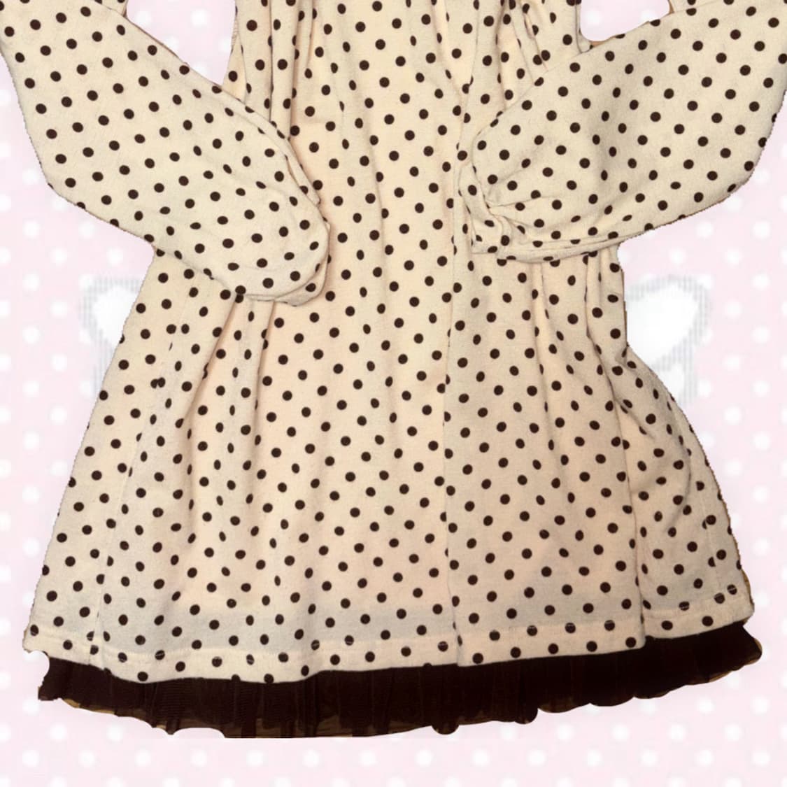 바닐라초코맛 히메갸루 모리걸 도트원피스 상품이미지3