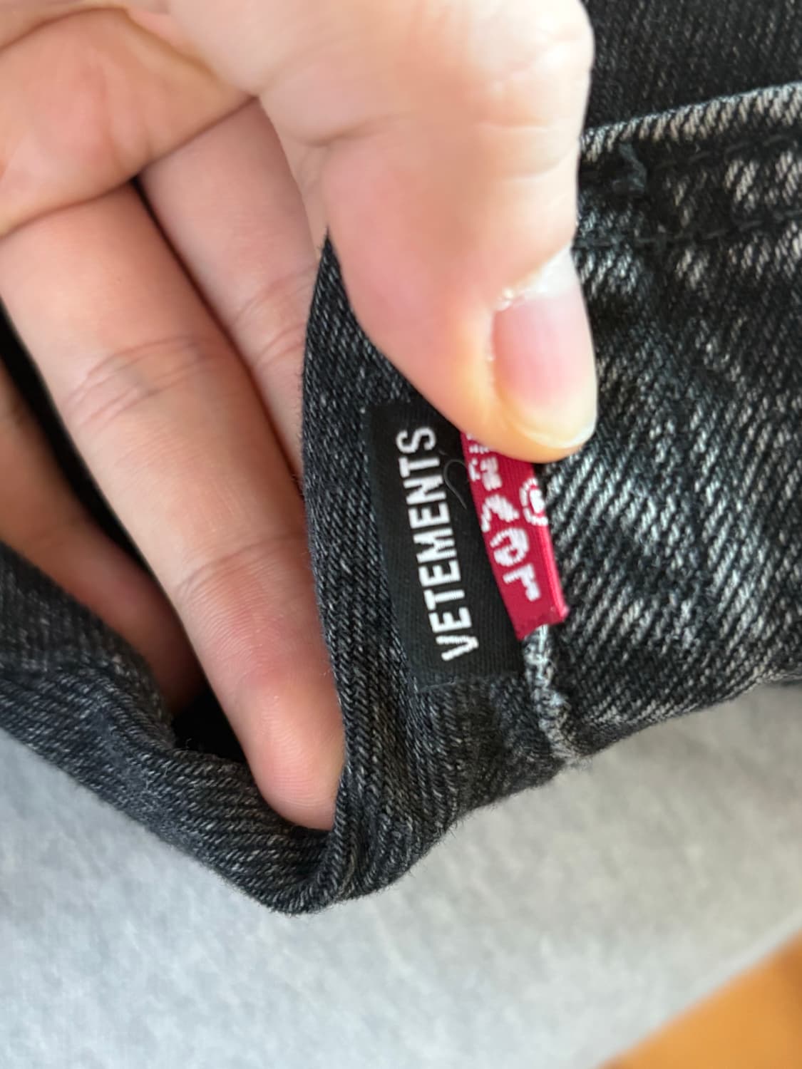 베트멍 17 펨므 리워크진 흑청 xs 상품이미지5