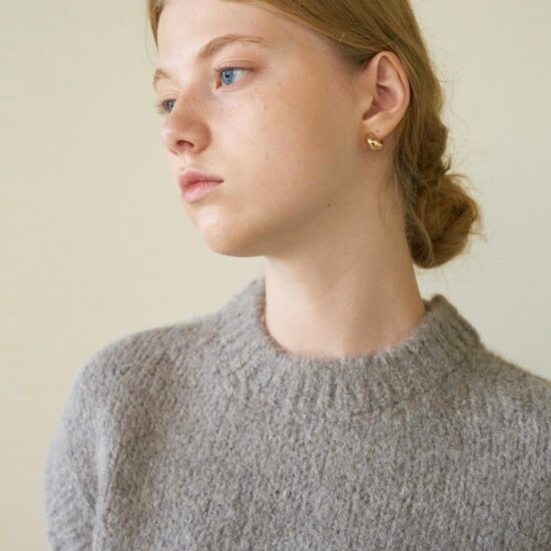 스텝어라운드(STEP AROUND) 이태리 파인알파카 베스트니트 새상품 상품이미지2