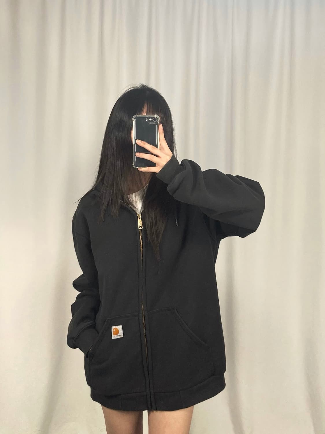칼하트 레인디펜더 써멀 후드집업 상품이미지2
