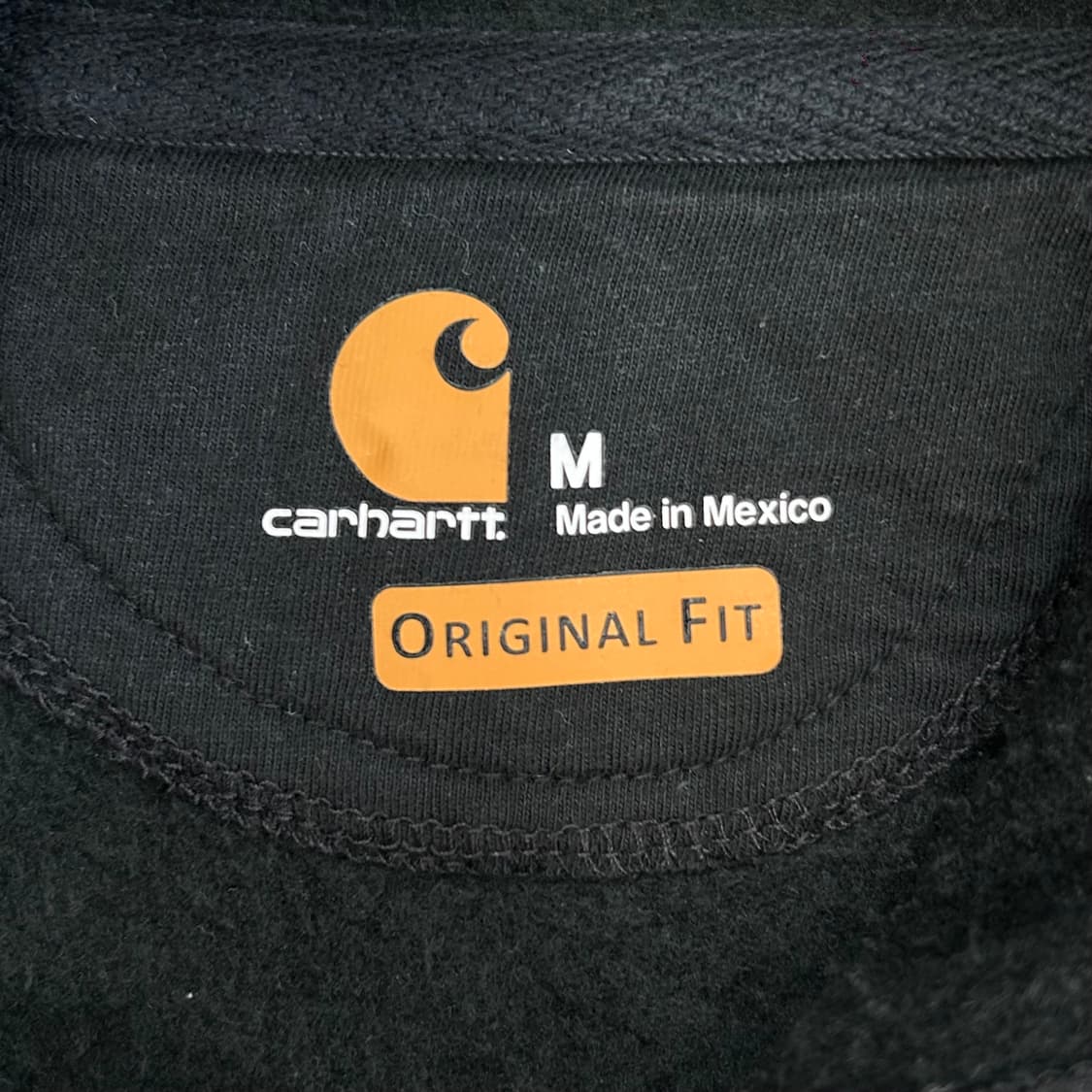 Carhartt 칼하트 오리지날 핏 블랙 후드티 상품이미지6