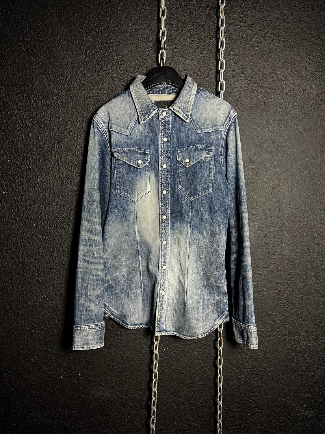 MURDER LICENSE – Indigo Western Denim Sh 상품이미지4