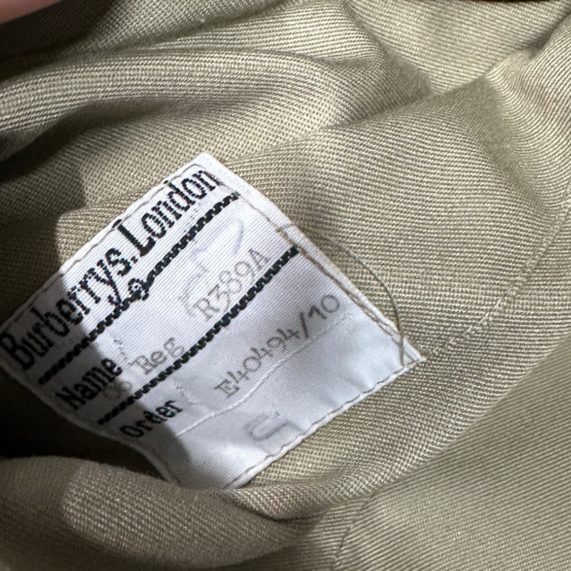 버버리 리메이크 정품 베이지 자켓  상품이미지5