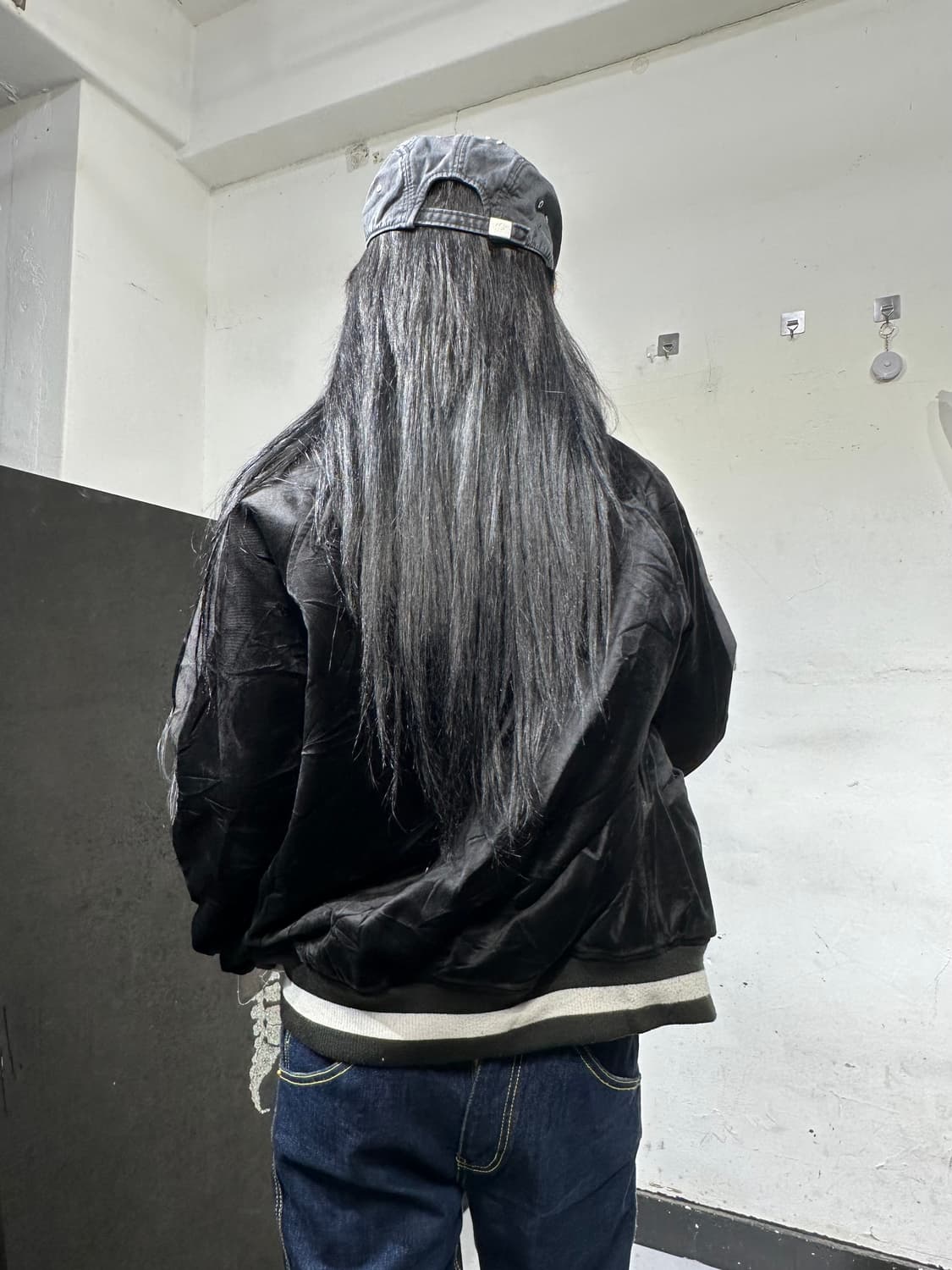 Jpn 일본빈티지 오리엔탈 블랙 벨벳 스카잔 자켓 상품이미지6