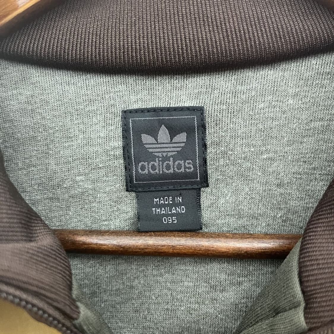 아디다스 올드스쿨 흑탭 브라운 초코 유로파 져지 집업  95 C10692 상품이미지5