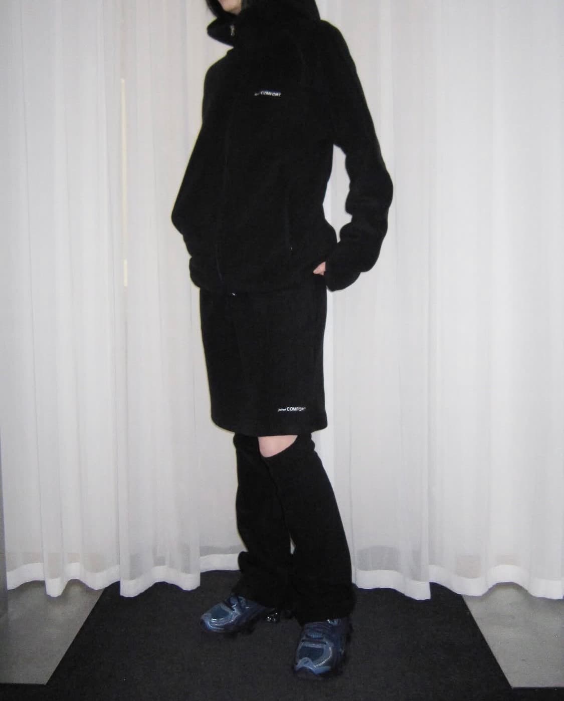 지초이컴포트 jichoi 24-006 플리스 스커트 팬츠1 상품이미지1