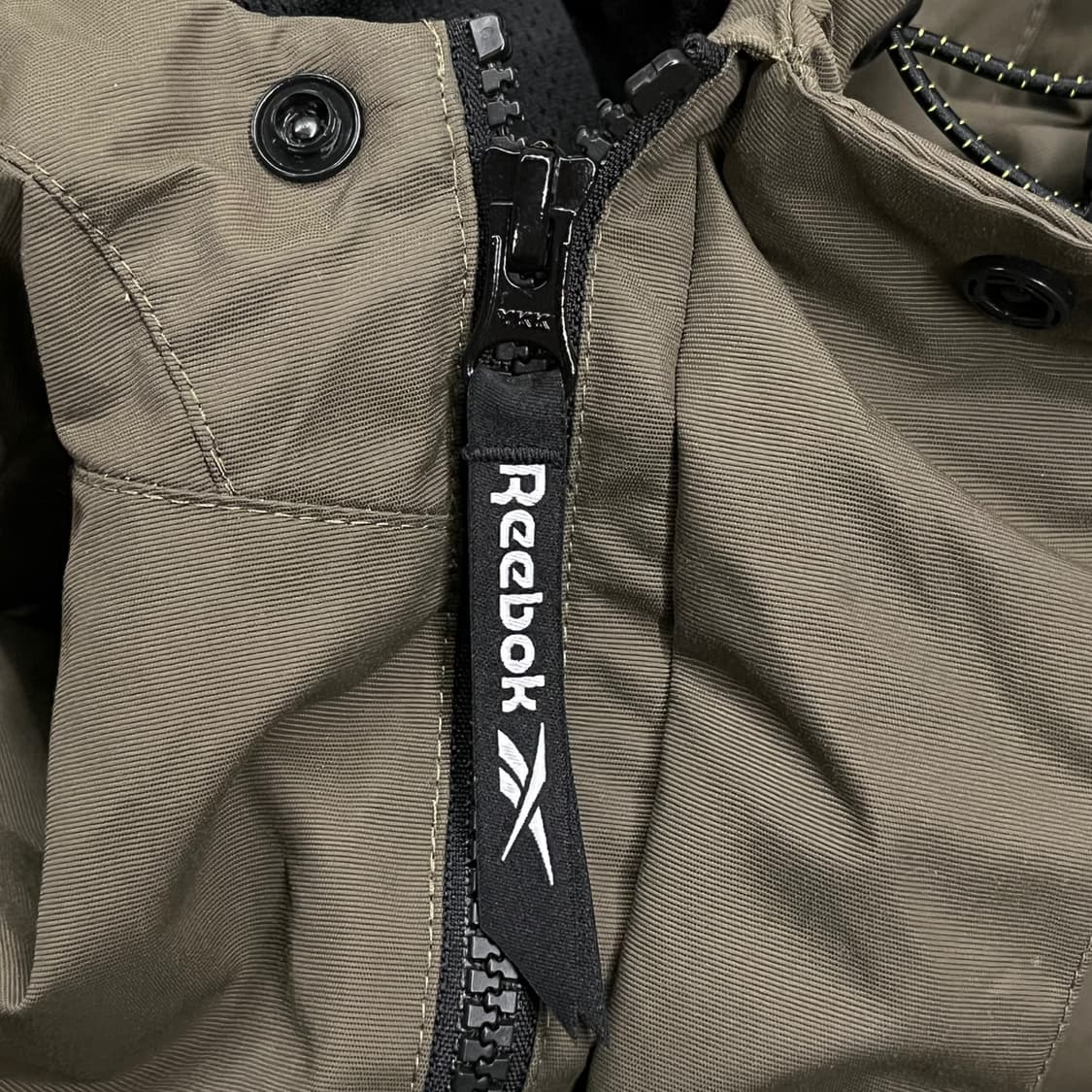 [정품/M] 리복 후드 바람막이 자켓 카키색 b15 상품이미지8