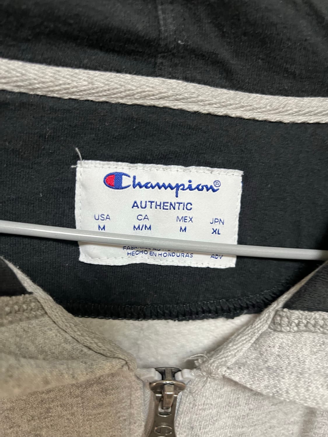 챔피온 회색 후드집업 M 상품이미지4