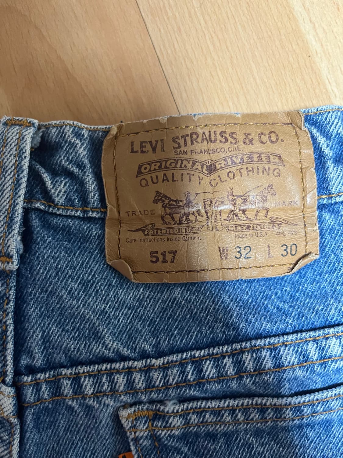 32x30 리바이스 517 90s usa 빈티지 오렌지탭 상품이미지7