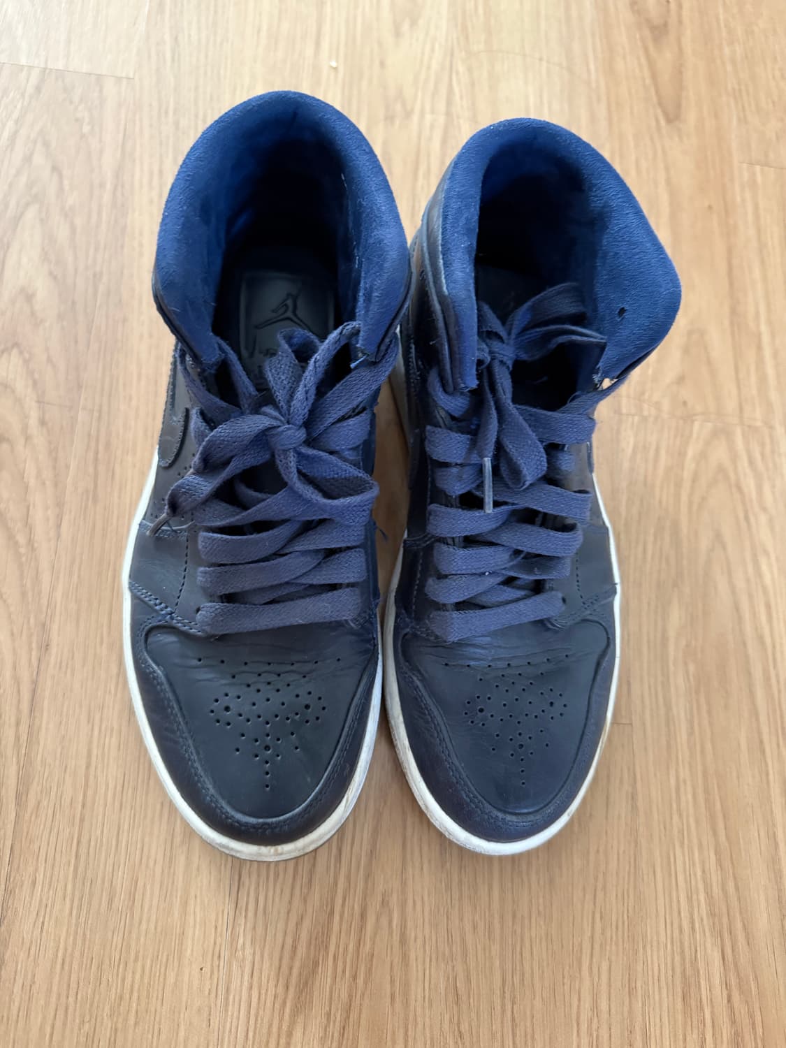 나이키  조던 1 미드 레트로 안티 그래비티 네이비 250mm 상품이미지2