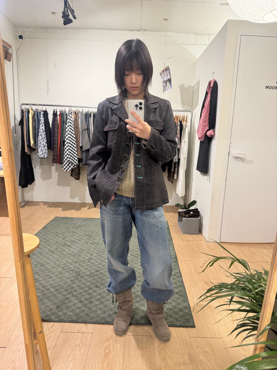 vintage button jacket 상품이미지3