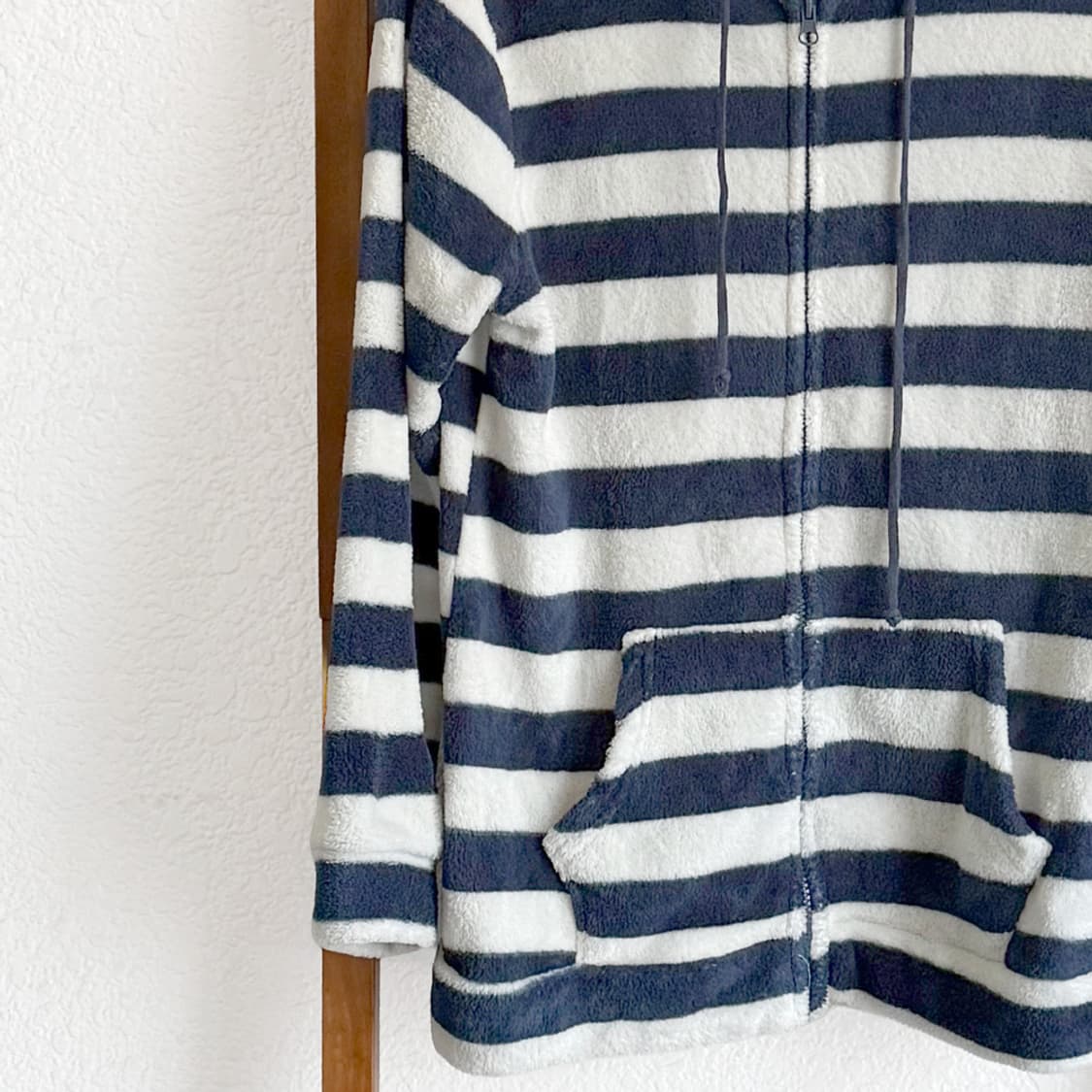 마을 산책 스트라이프 후드 집업 상품이미지6