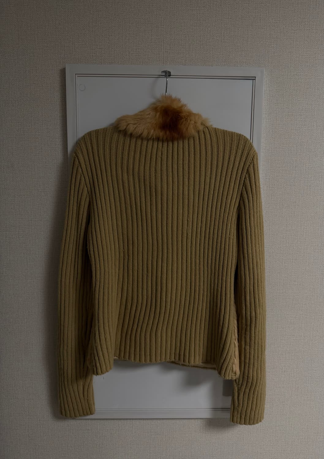 japan vintage fur sweater jacket 상품이미지2
