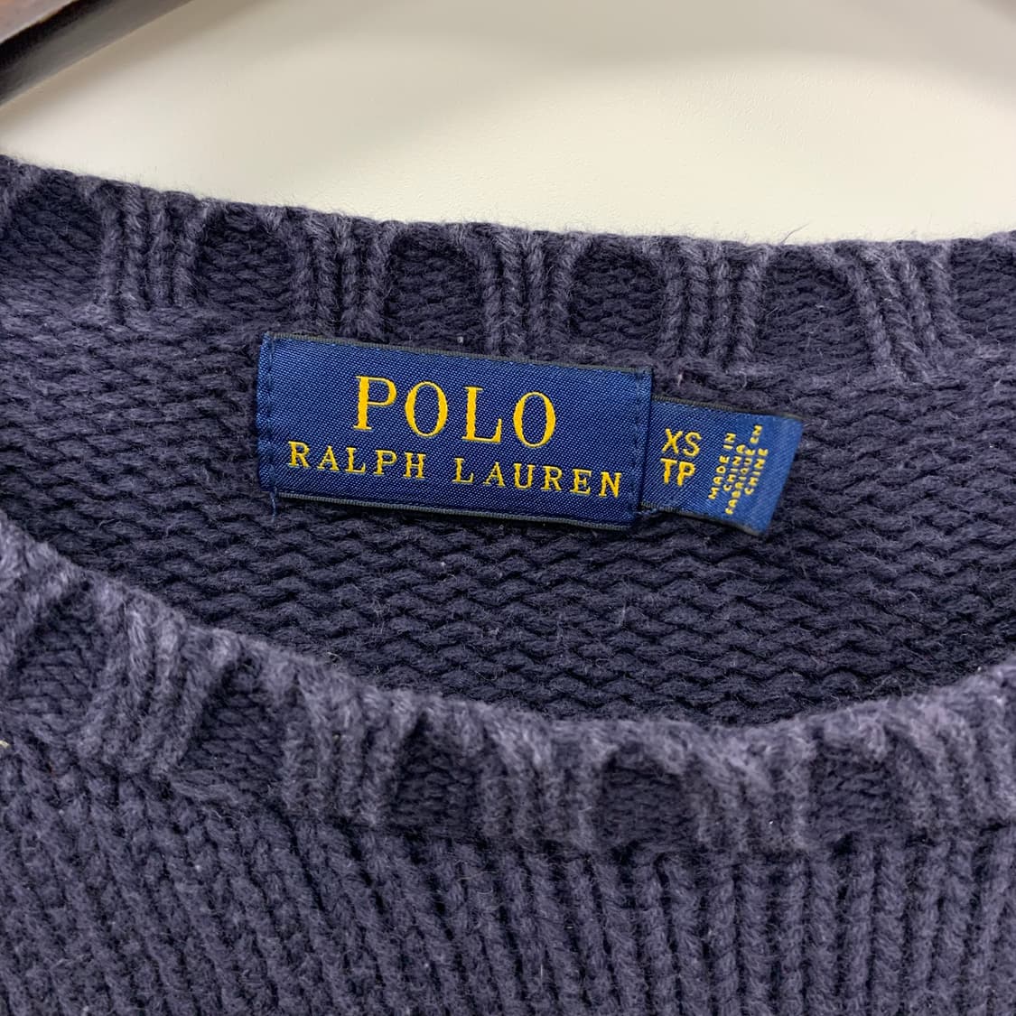 폴로 라프로렌 신형 성조기 네이비 니트 상품이미지5
