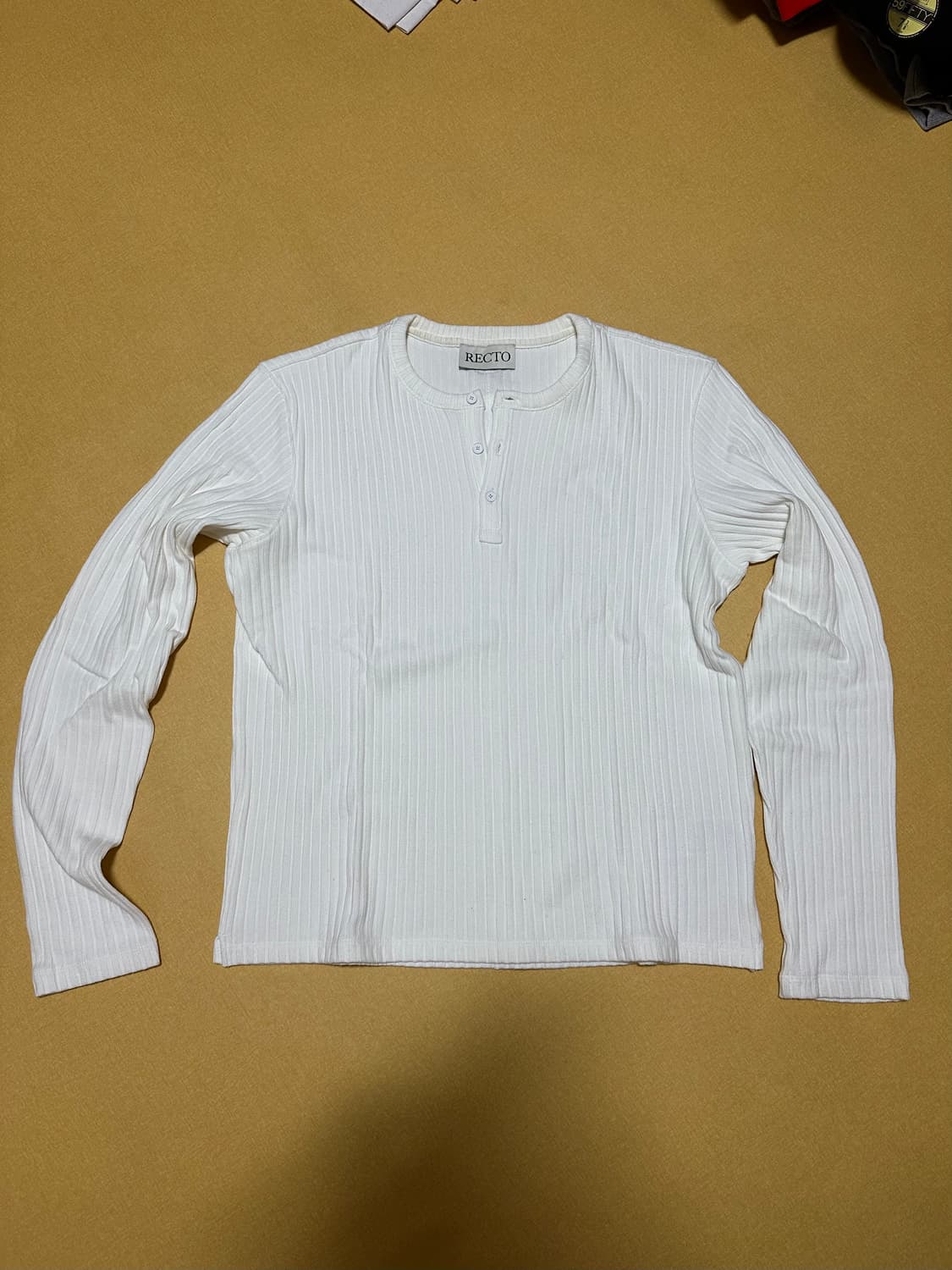 렉토 헨리넥 화이트 M 상품이미지1