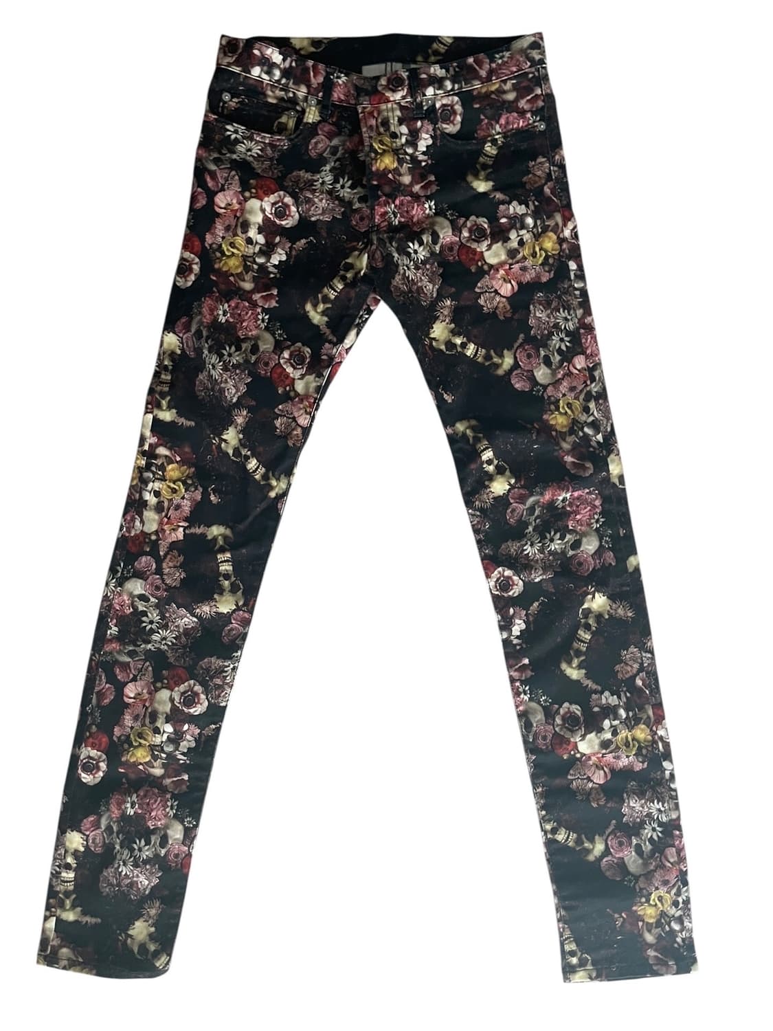 디올 옴므 17ss 플로랄 스컬 진 상품이미지3