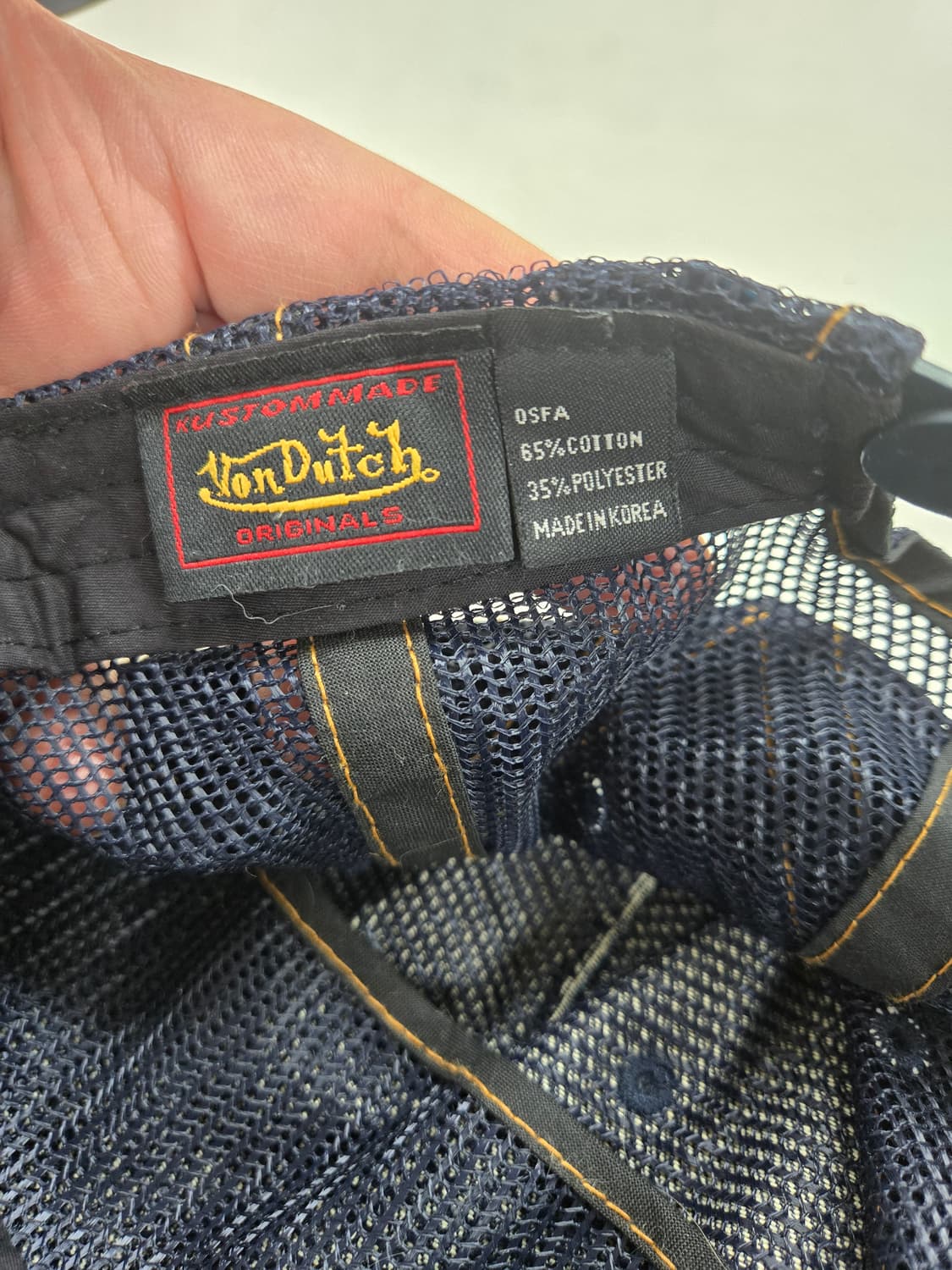 본더치 데님 볼캡 큐빅 장식 모자 상품이미지6