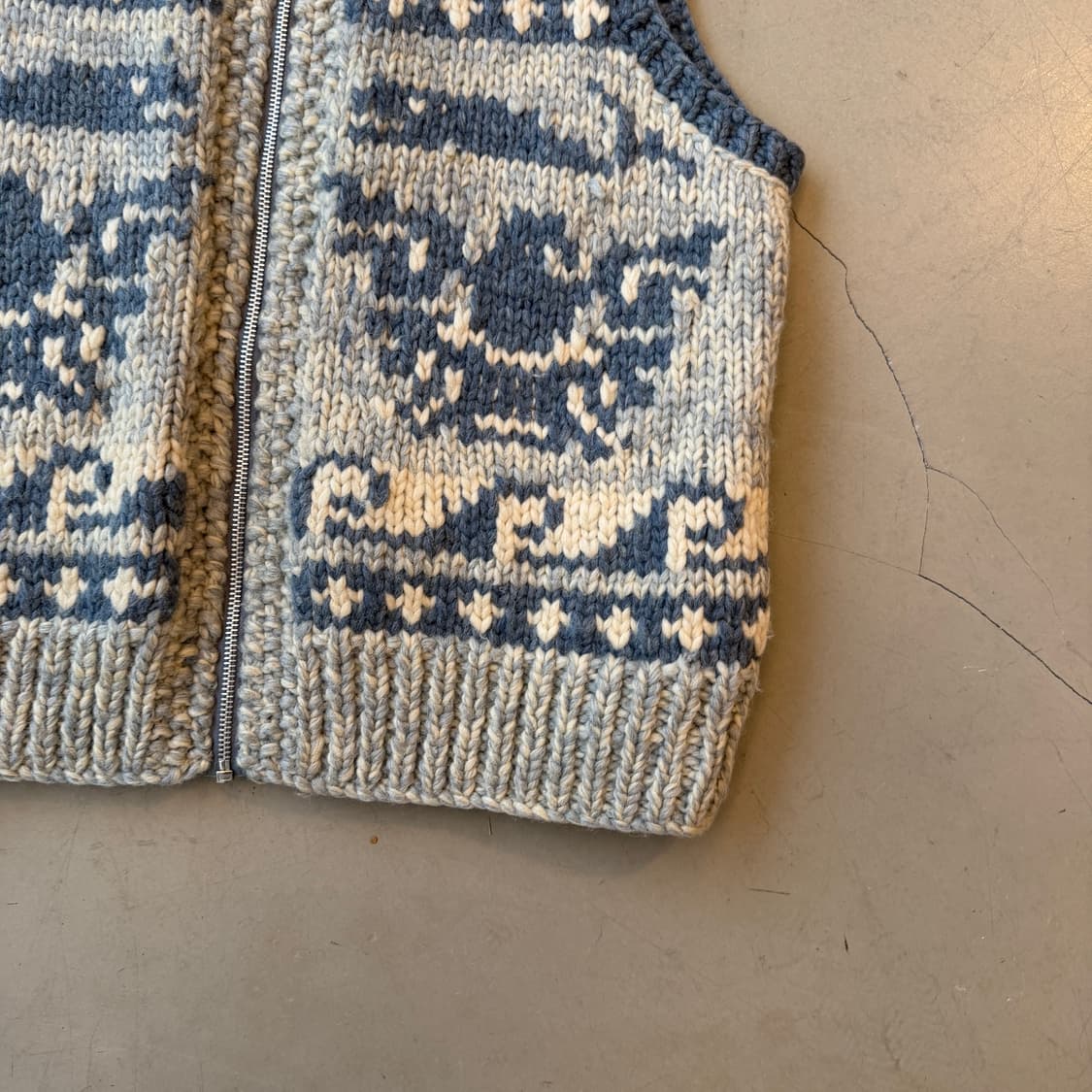 핸드메이드 코위찬 스웨터 베스트 상품이미지2