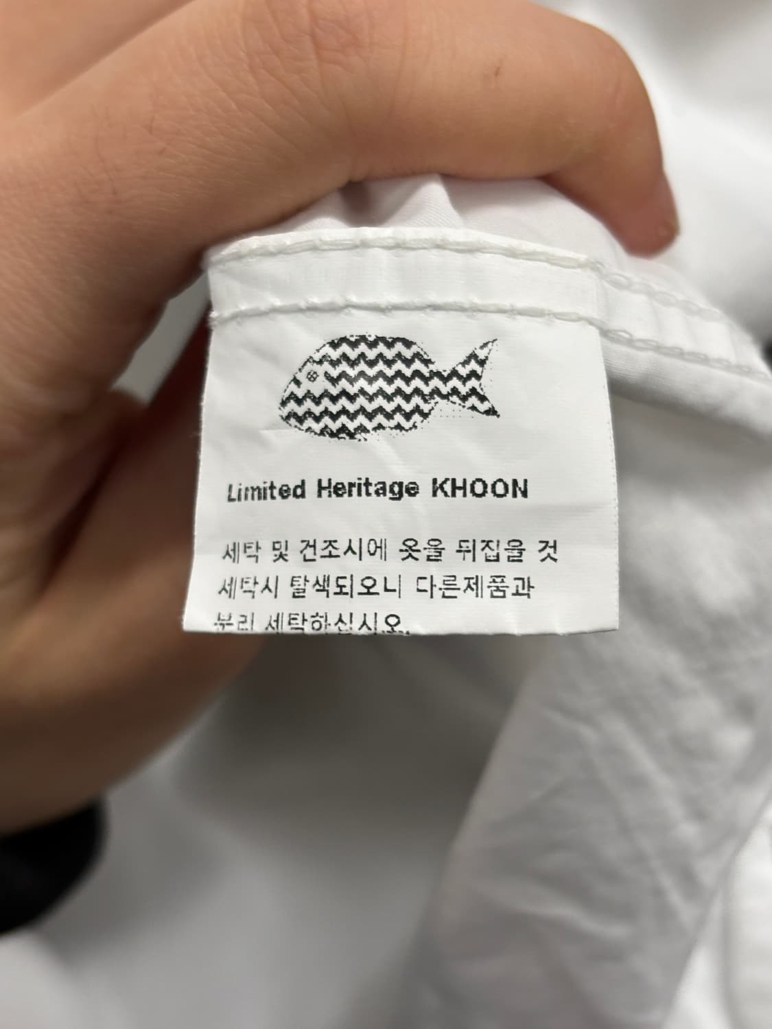 쿤옴므 그래픽 포켓 오버사이즈 셔츠 상품이미지5