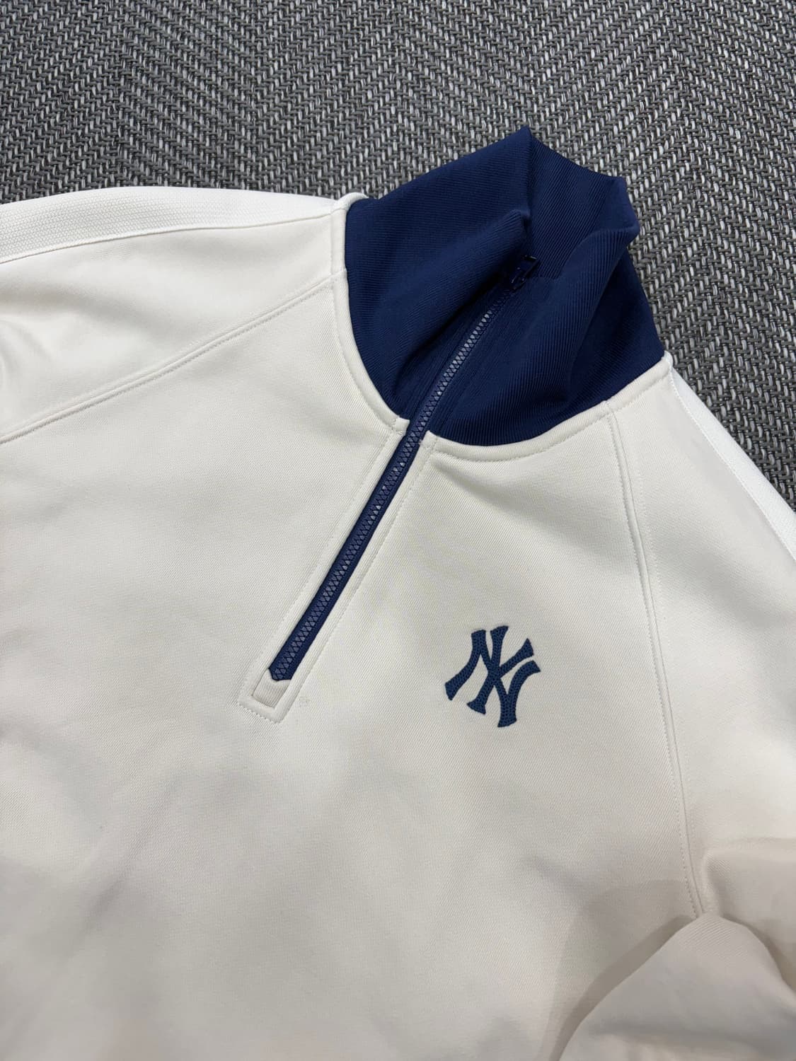 MLB 반집업 아이보리 배색s 상품이미지2