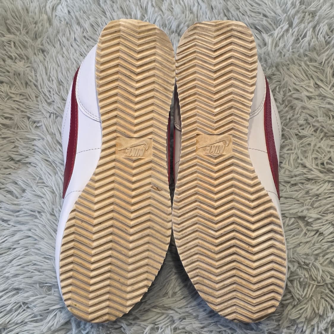 3q-27:나이키 코르테즈 클래식 레드/화이트 (23cm) 상품이미지8