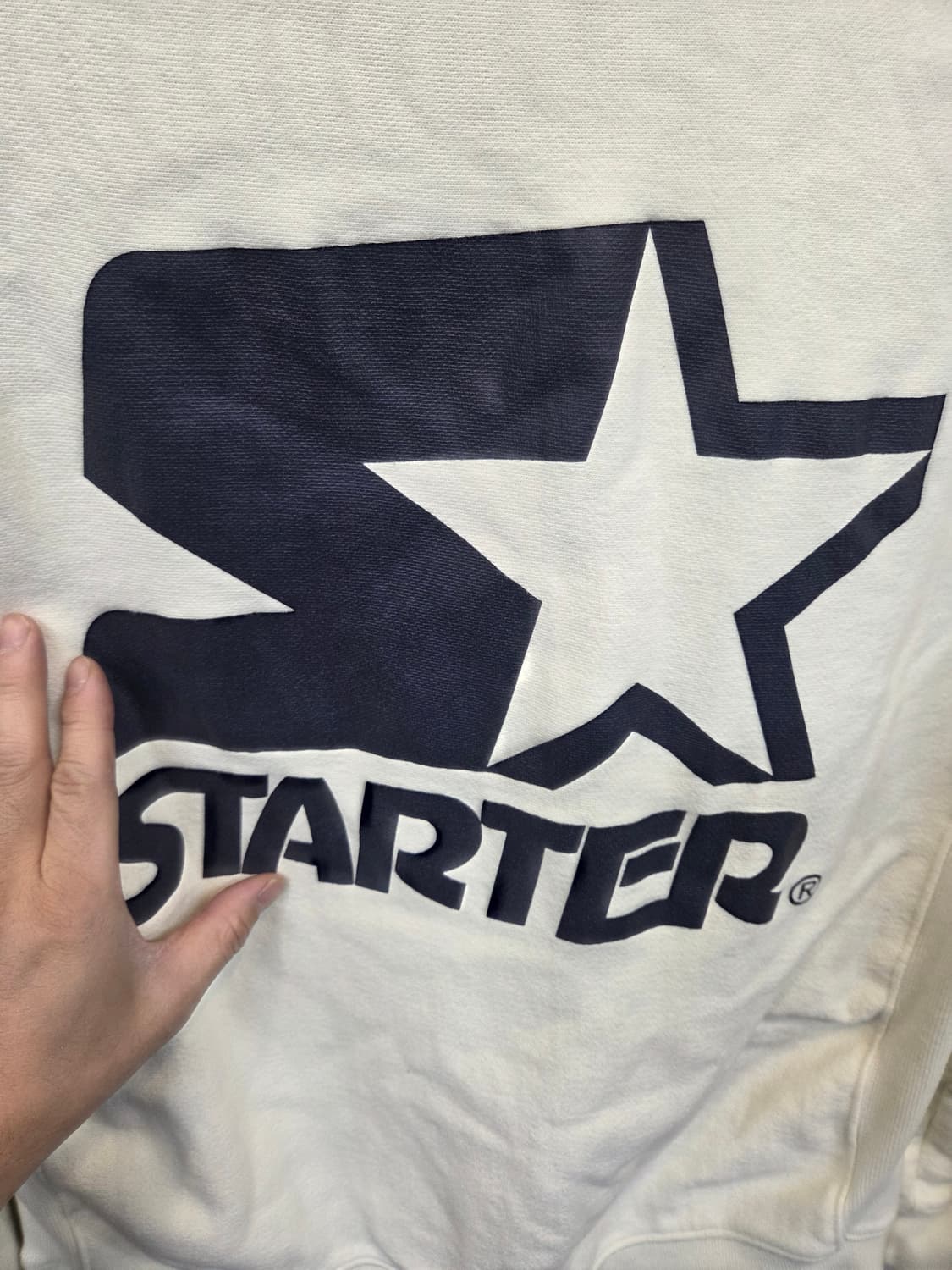 스타터 블랙 라벨 빅 백로고 기모 맨투맨 L 상품이미지3