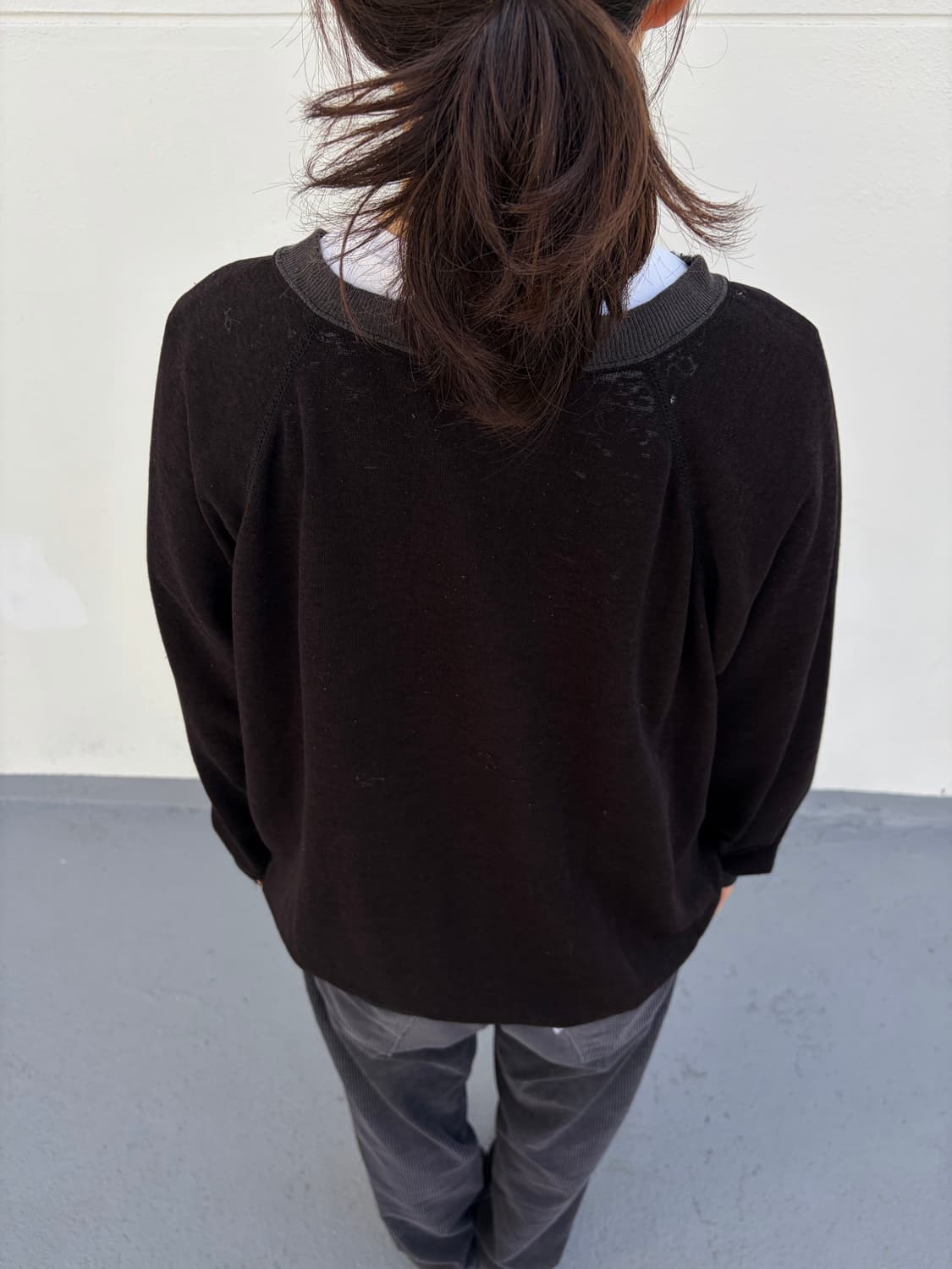 60s distressed 투톤 스웻셔츠 상품이미지3