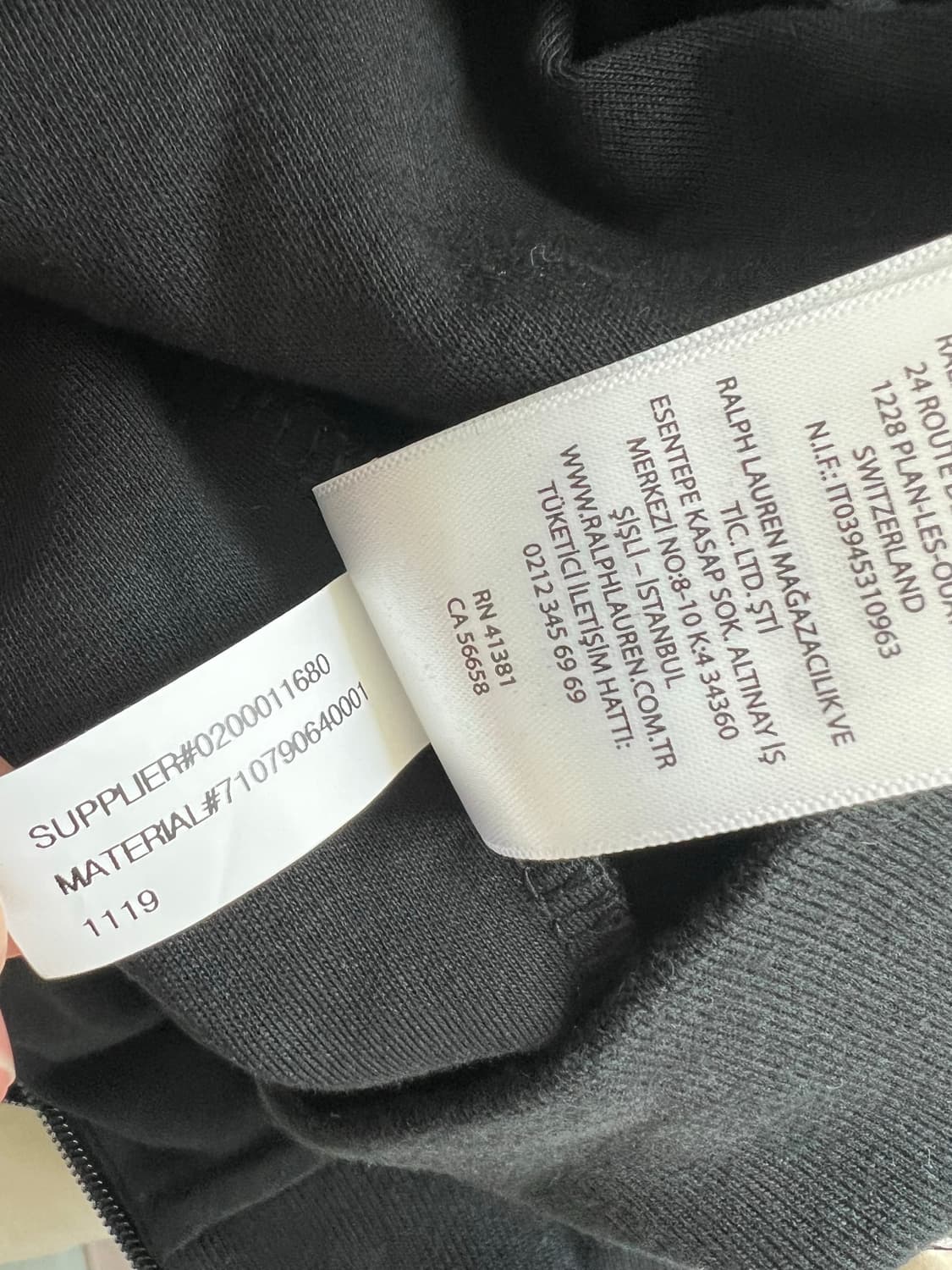 폴로 랄프로렌 블랙 레드포니 트랙 탑 집업 자켓 상품이미지8