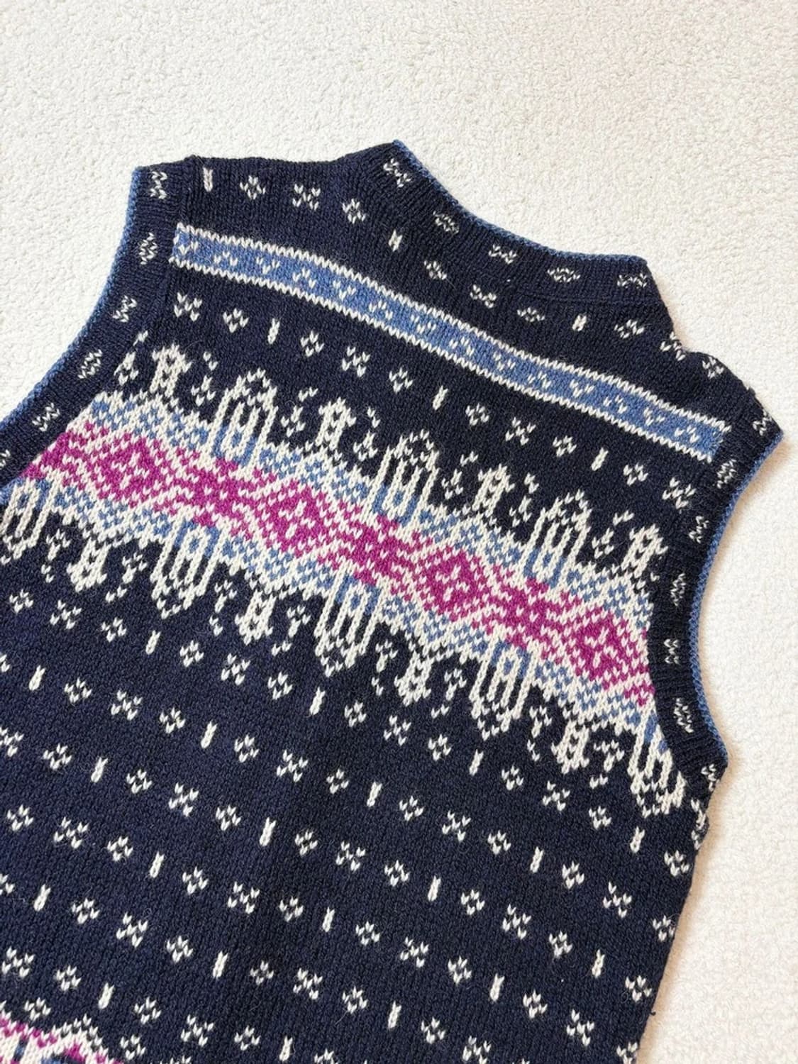 LL Bean 80's 노르딕 패턴 니트 베스트 PN6841 상품이미지7