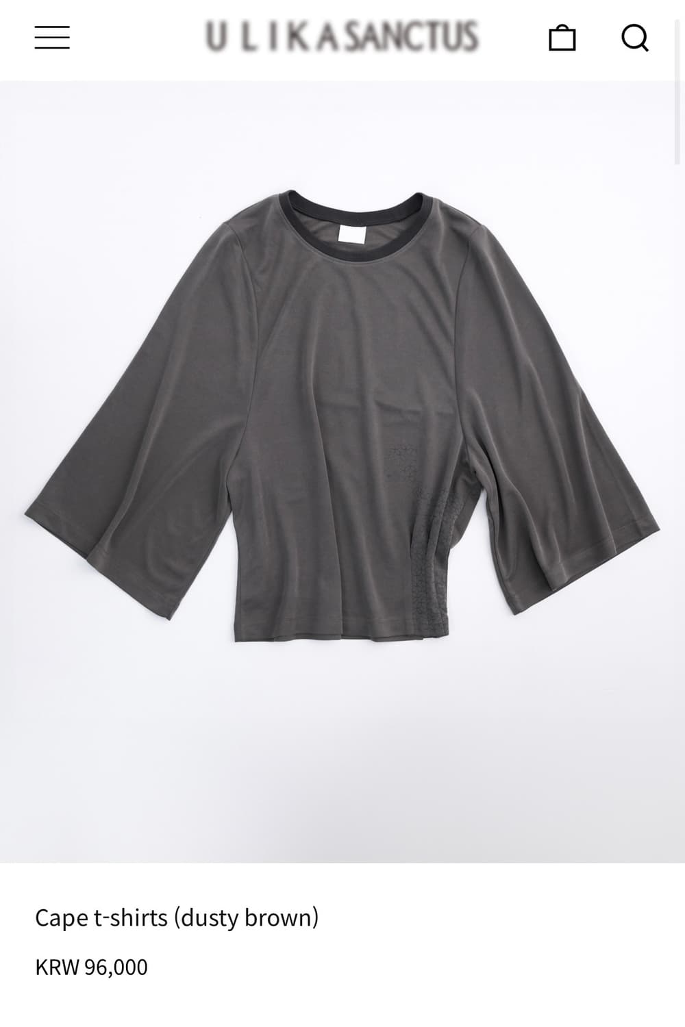 Cape t-shirts (dusty brown) 상품이미지3