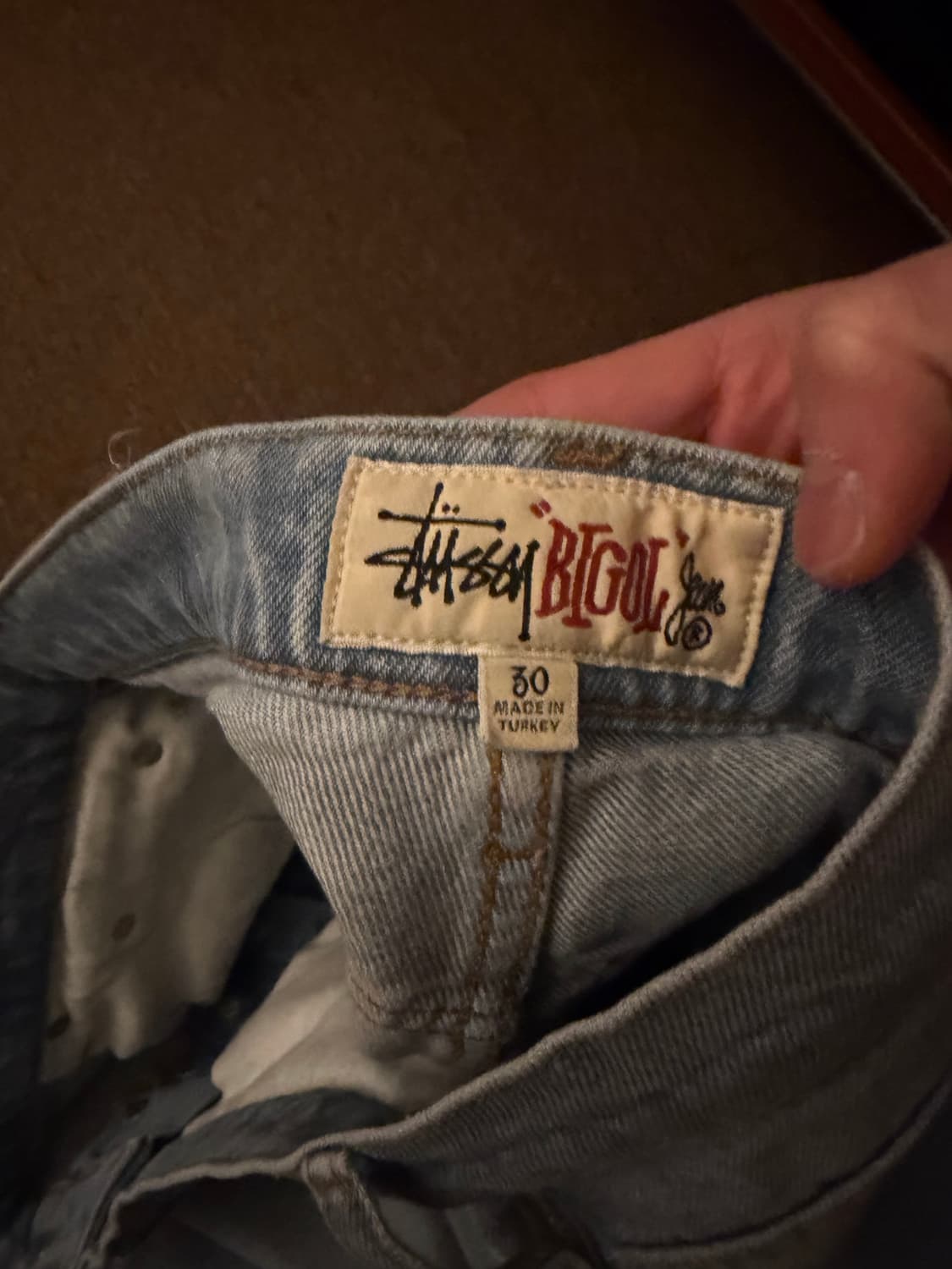 Stussy 스투시 빅올진 라이트워시 30 상품이미지7