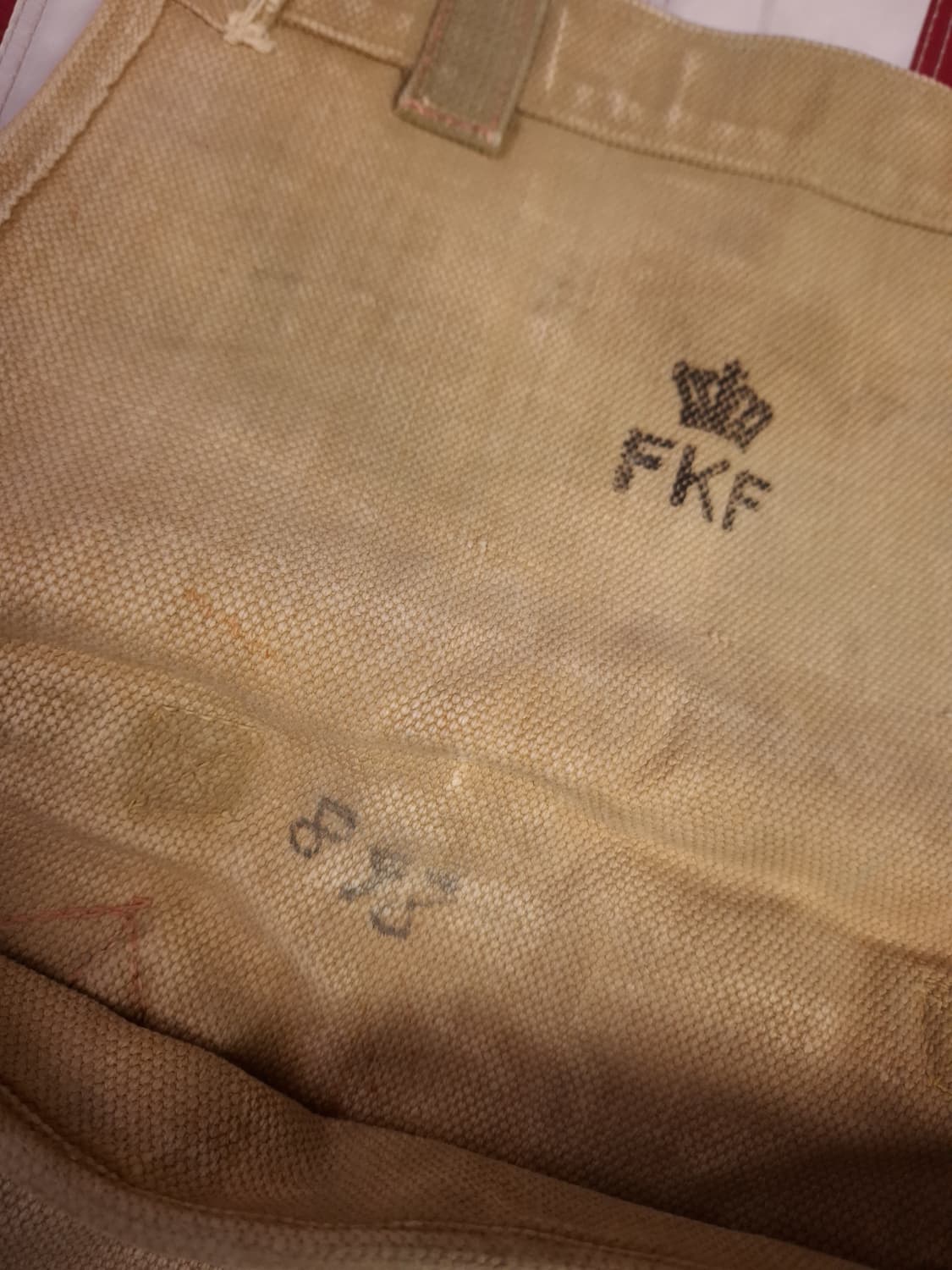 오리지날 WW2 40's P37 영국군 캔버스 백 상품이미지5