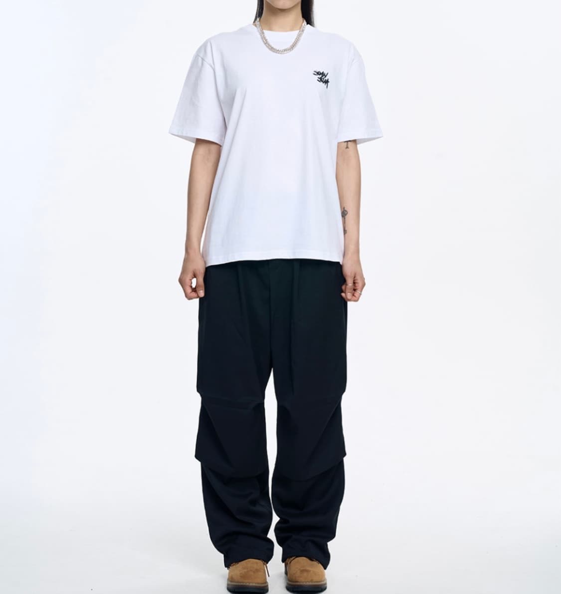 세븐셀라 루즈 실루엣 파라슈트 스토퍼 블랙 상품이미지2