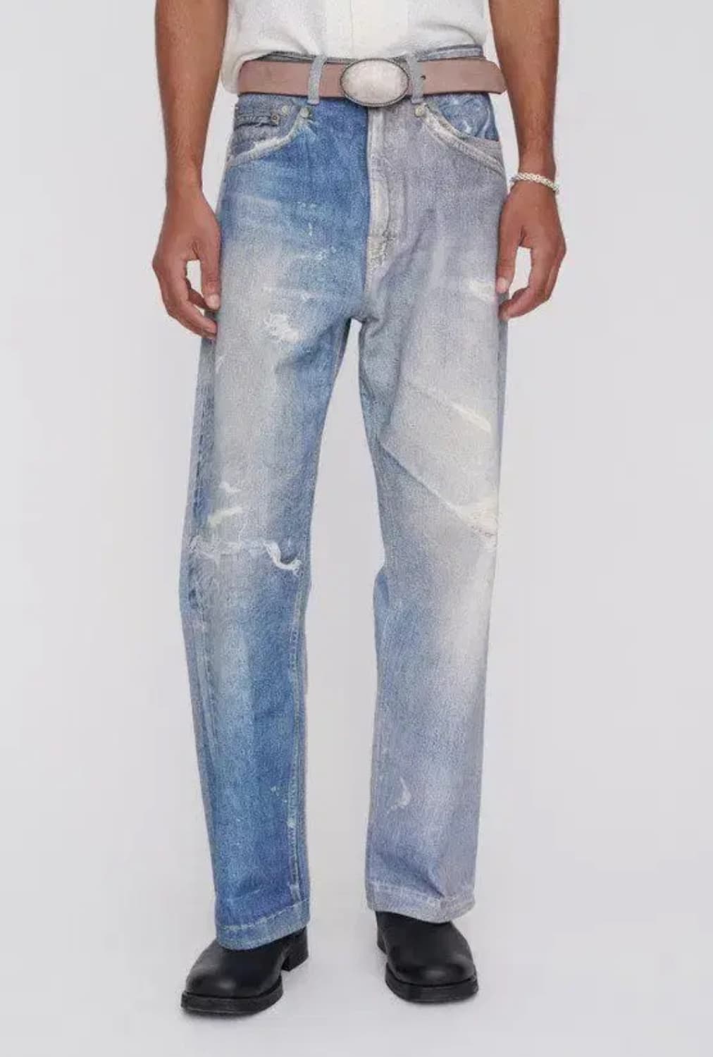 아워레가시 써드컷 디지털 프린트 데님 상품이미지3