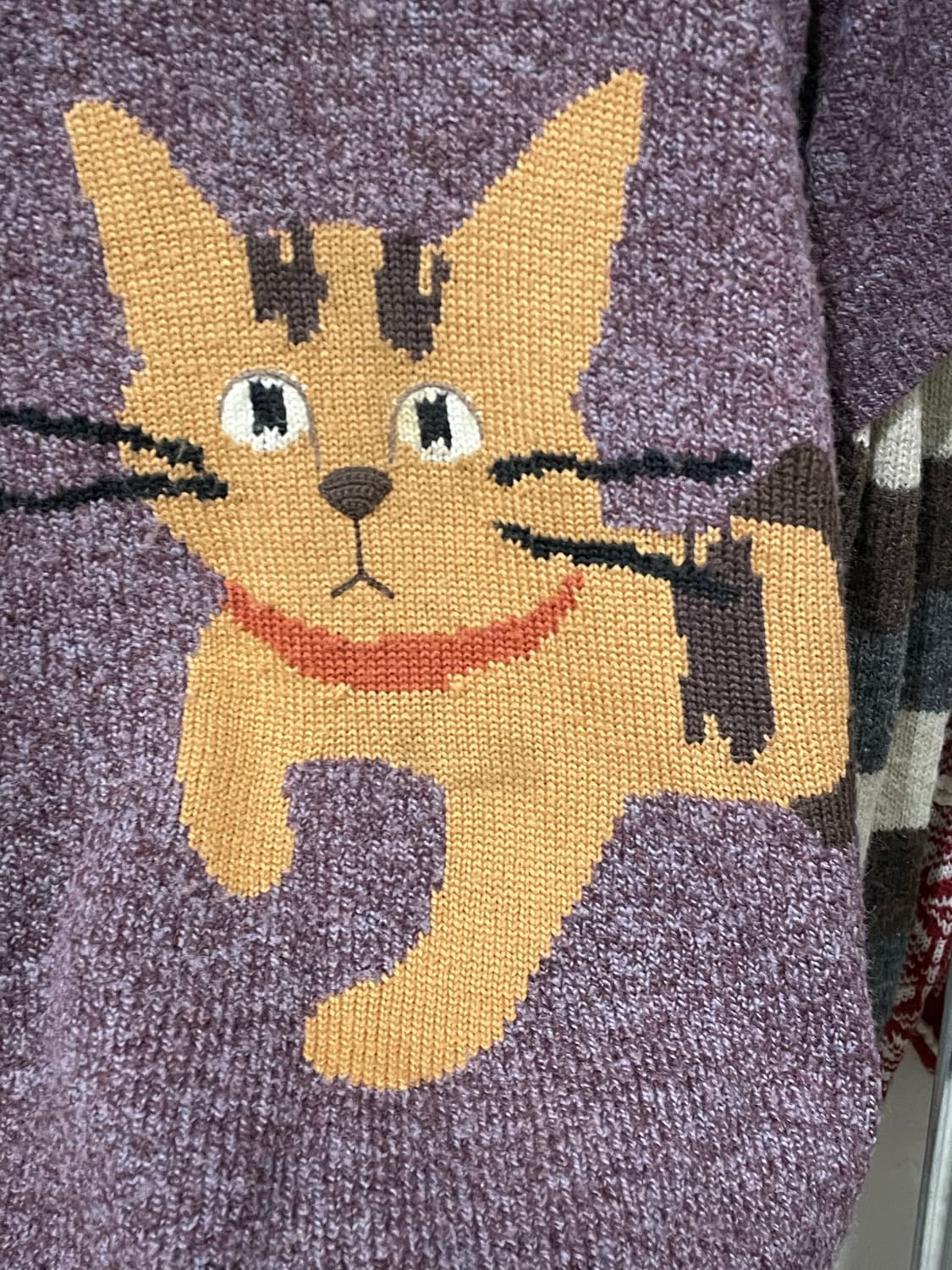 네코 타로 후드 니트 상품이미지9