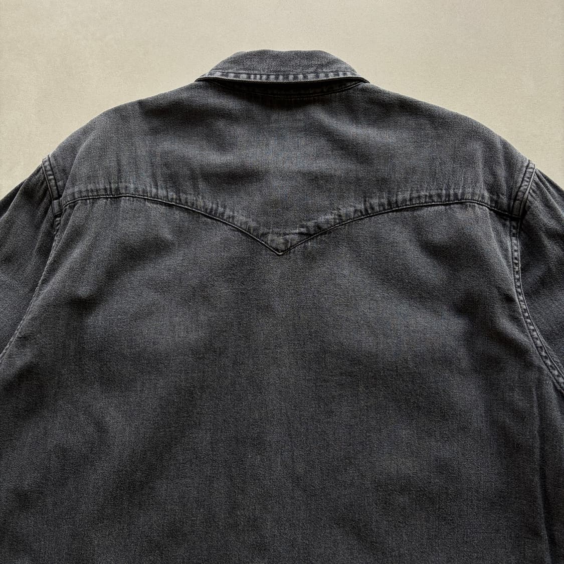 [M]리바이스 Levi's 웨스턴 흑청 데님 셔츠 상품이미지7