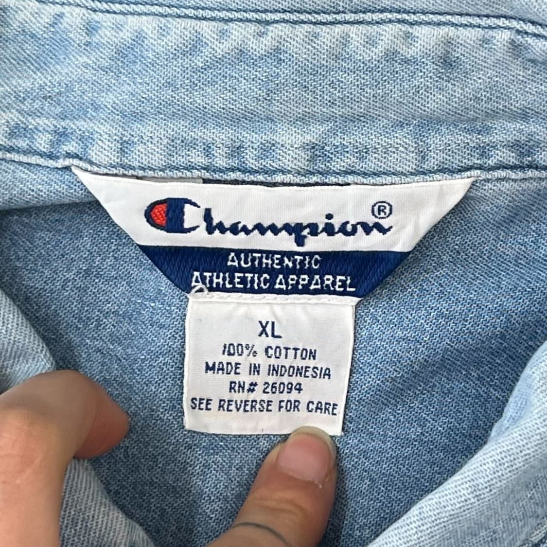 챔피언 데님셔츠 r1482 상품이미지6