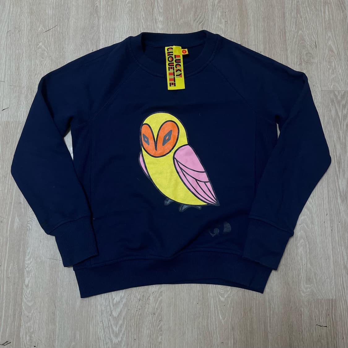 럭키슈에뜨 여성 빅로고 맨투맨 S/90  상품이미지1