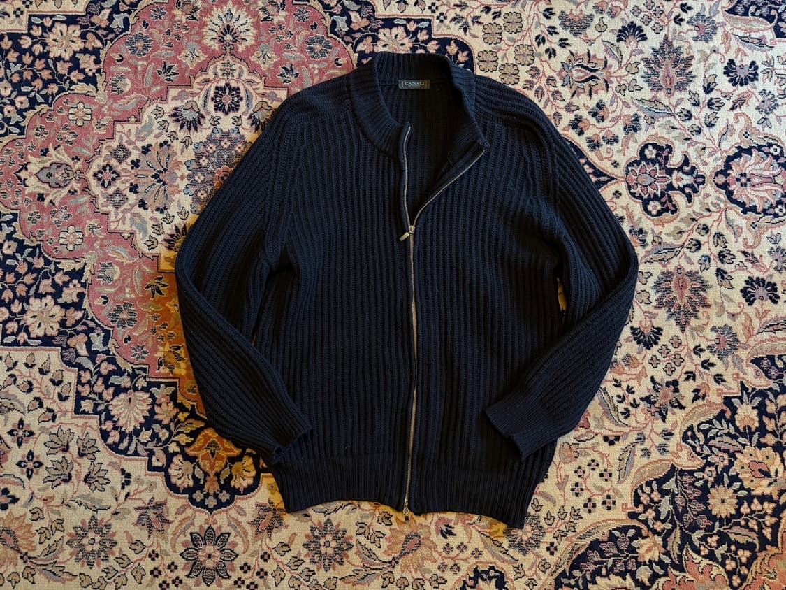 까날리 짚업 가디건 105 상품이미지10