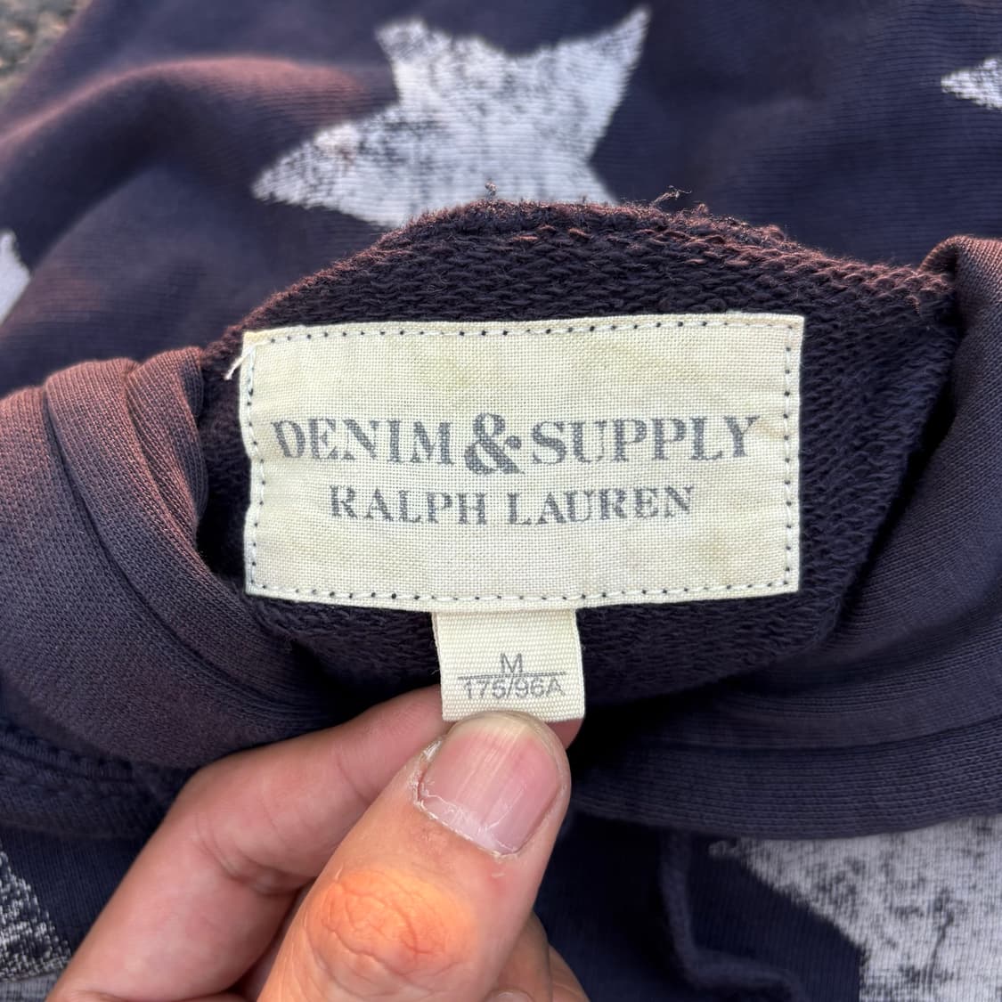 Denim And Supply 스타 패턴 올드스쿨 후드집업 상품이미지4
