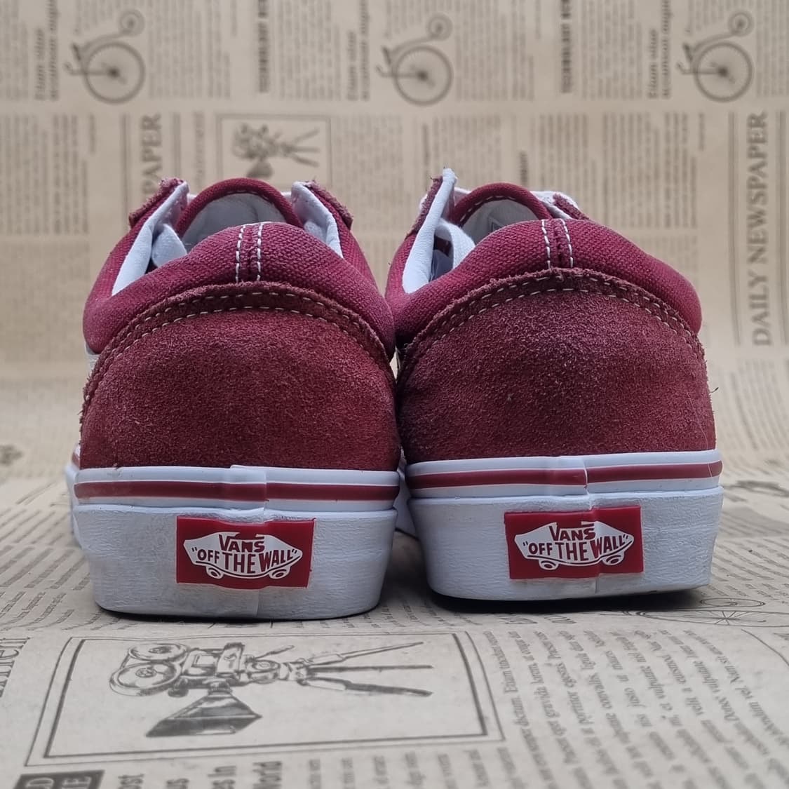 반스 올드스쿨 레드 스니커즈 250 상품이미지4