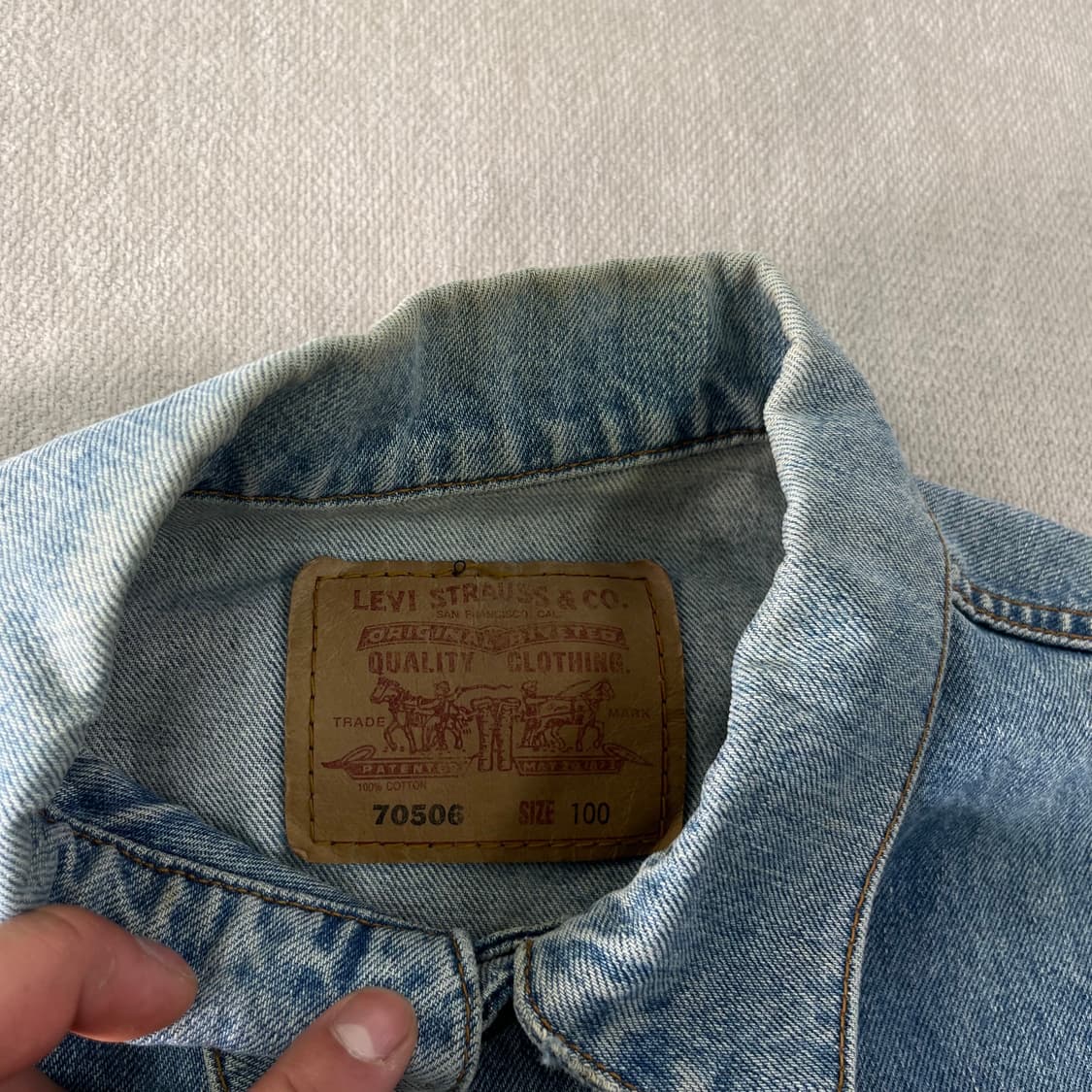 95 리바이스 레드탭 데님 트러커 자켓 상품이미지3