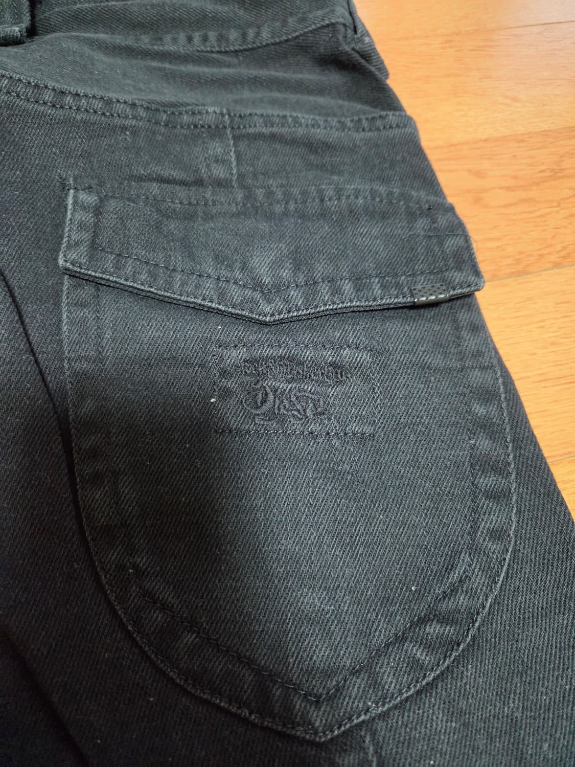 빈티지 디젤 검은속 면바지 남녀공용 28인치 상품이미지5