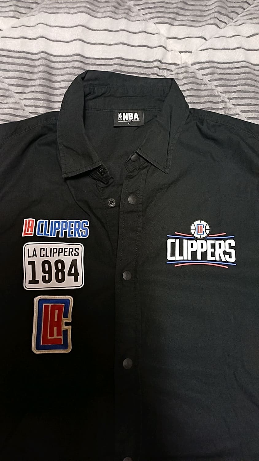 NBA LA클리퍼스 블랙셔츠 100 가슴56 기장79 상품이미지2