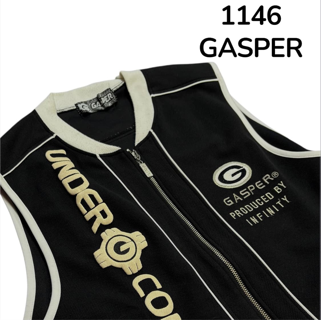 90s Gasper 올드스쿨 빅로고 베스트 조끼  상품이미지5