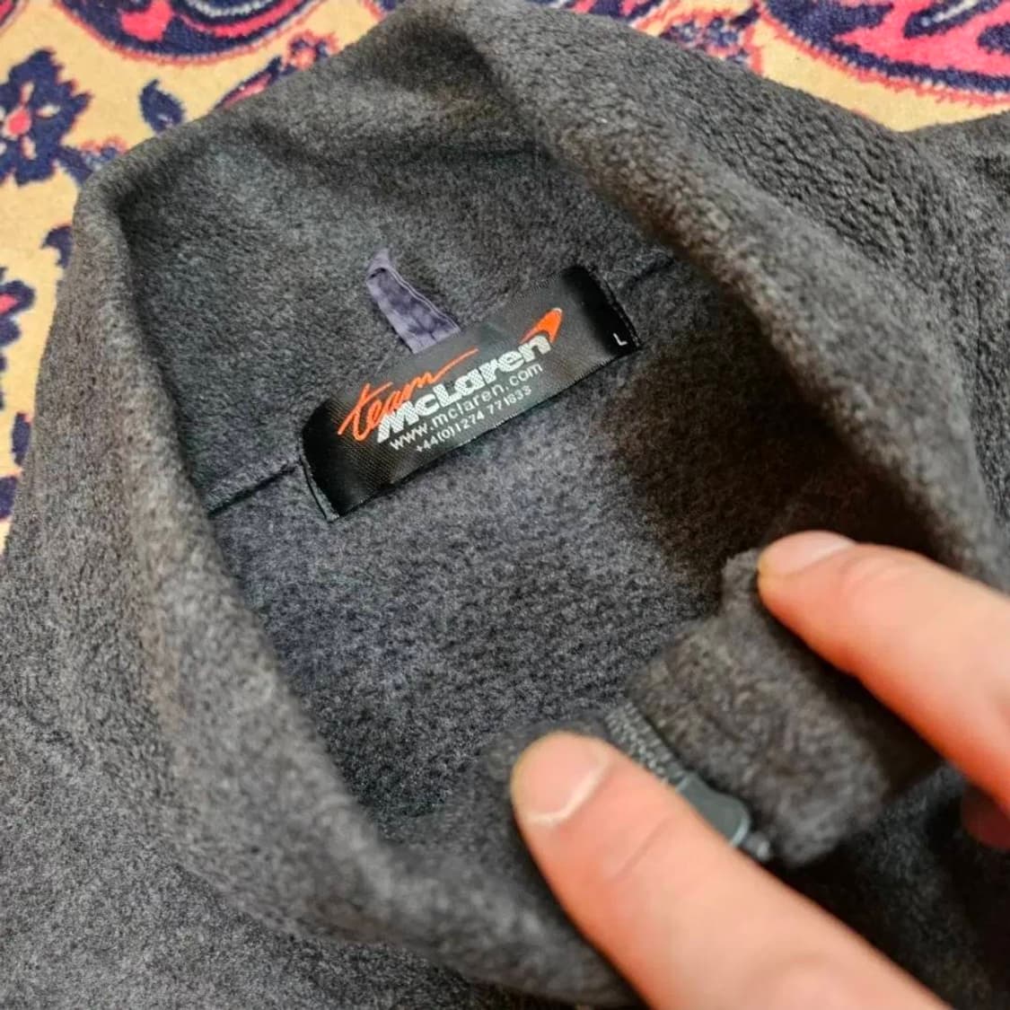 맥라렌 메르세데스 포뮬러 F1 빽로고 플리스 자켓  상품이미지7