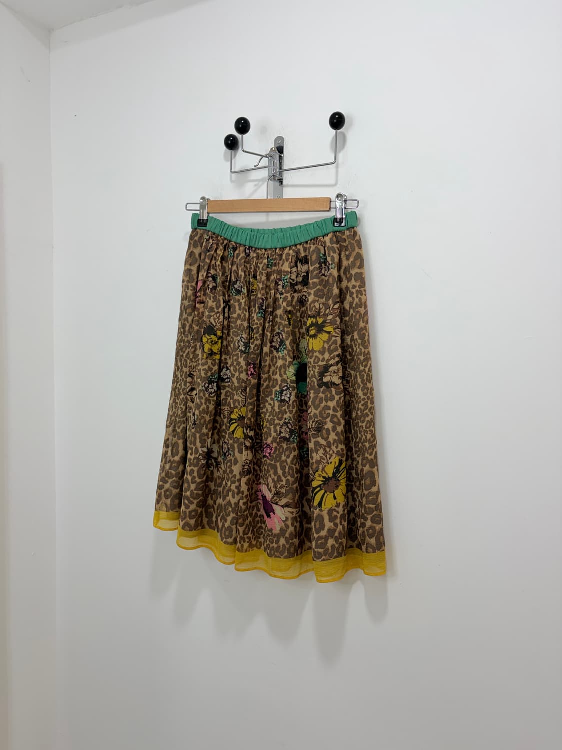 레오파드 히피 일본빈티지 스커트 치마 상품이미지5